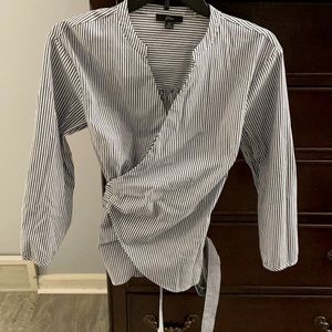 J Crew wrap shirt